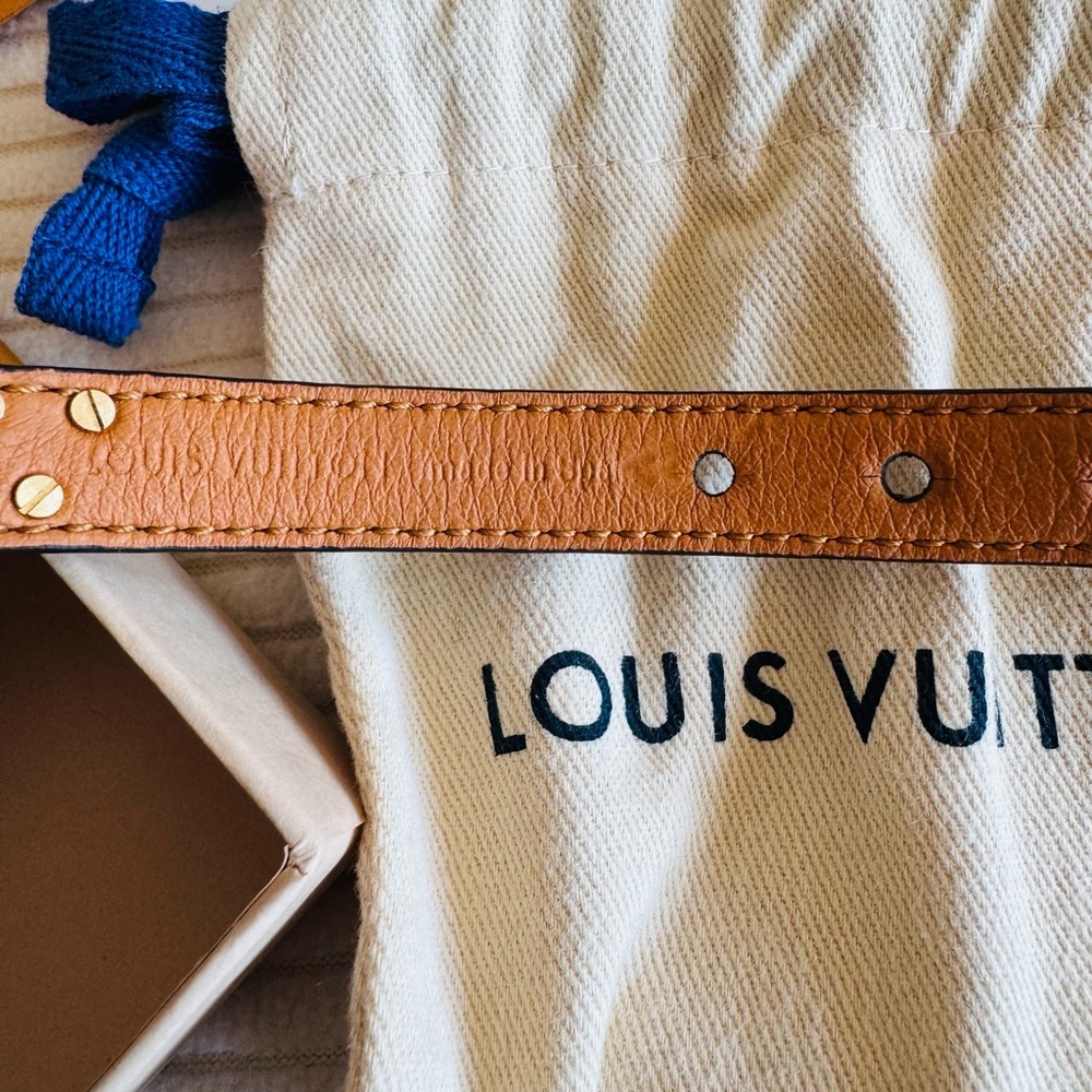Louis Vuitton Monogram Brown Essential V Bracelet with Gold Accents size 15 - Picture 13 of 15